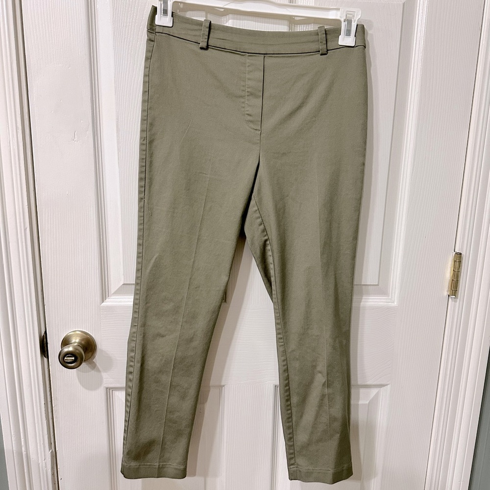 Olive Green Pull On Slacks